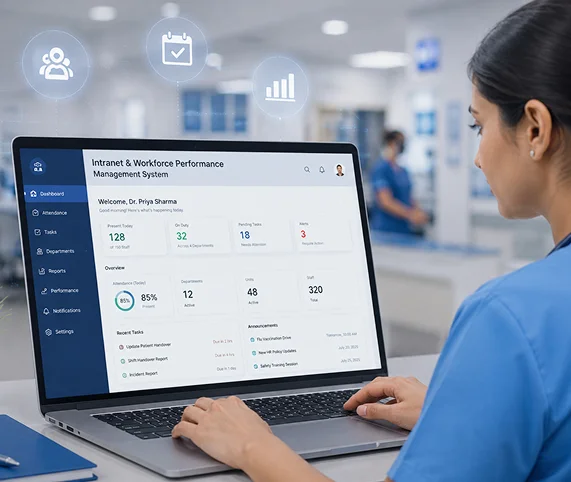 Intranet & Workforce Performance Management System For Healthcare Industry