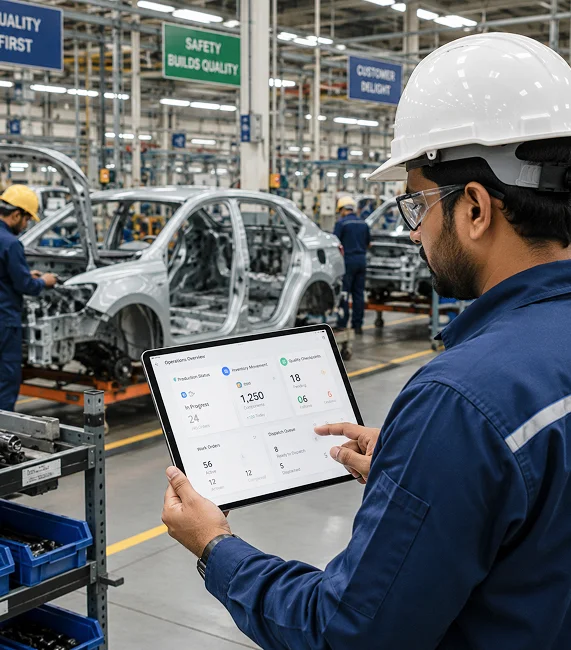 Manufacturing & Operations Management Systems For Automobile Industry