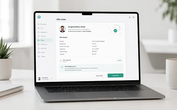 Offer & Acceptance Workflow