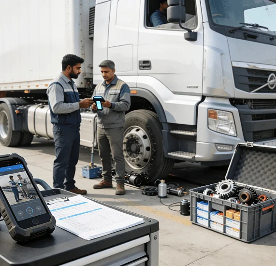 On-Route Maintenance & Part Replacement Control