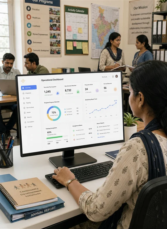 Operational Visibility & Reporting Dashboard For NGO Industry