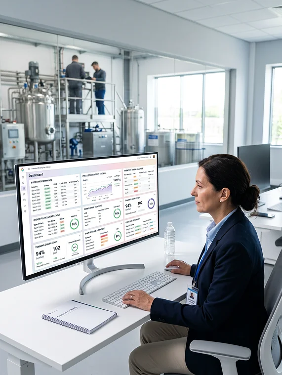 Operational Visibility & Reporting Dashboard For Chemical Industry
