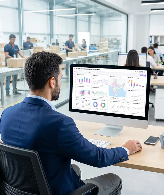 Operational Visibility & Reporting Dashboard For Retail & Ecommerce Industry