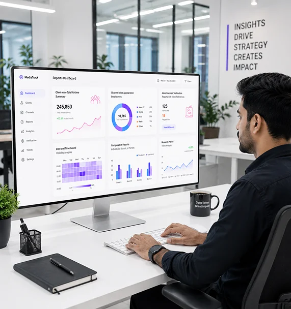 Operational Visibility & Reporting Dashboard For Media Monitoring & Research Industry