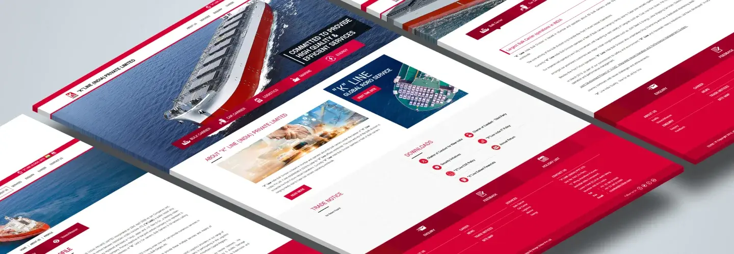 Website Designing & Development For KLine (India) Private Limited