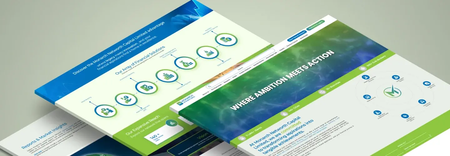 Website Designing & Development For Monarch Networth Capital Limited