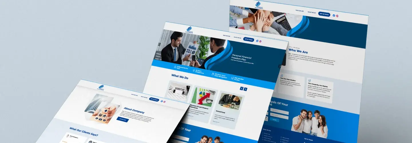 Website Designing For Sagar Investments
