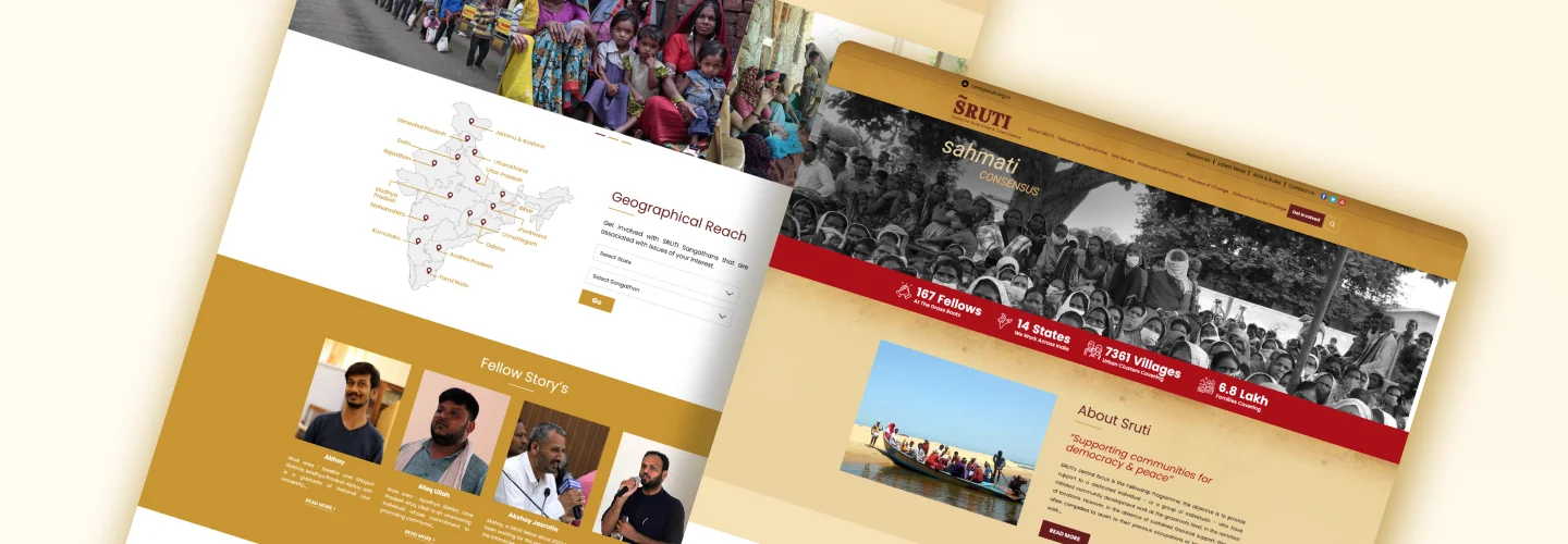 Website Designing & Development For SRUTI